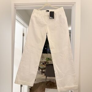The Kooples Elegant White Trousers Wide Leg US Size 8